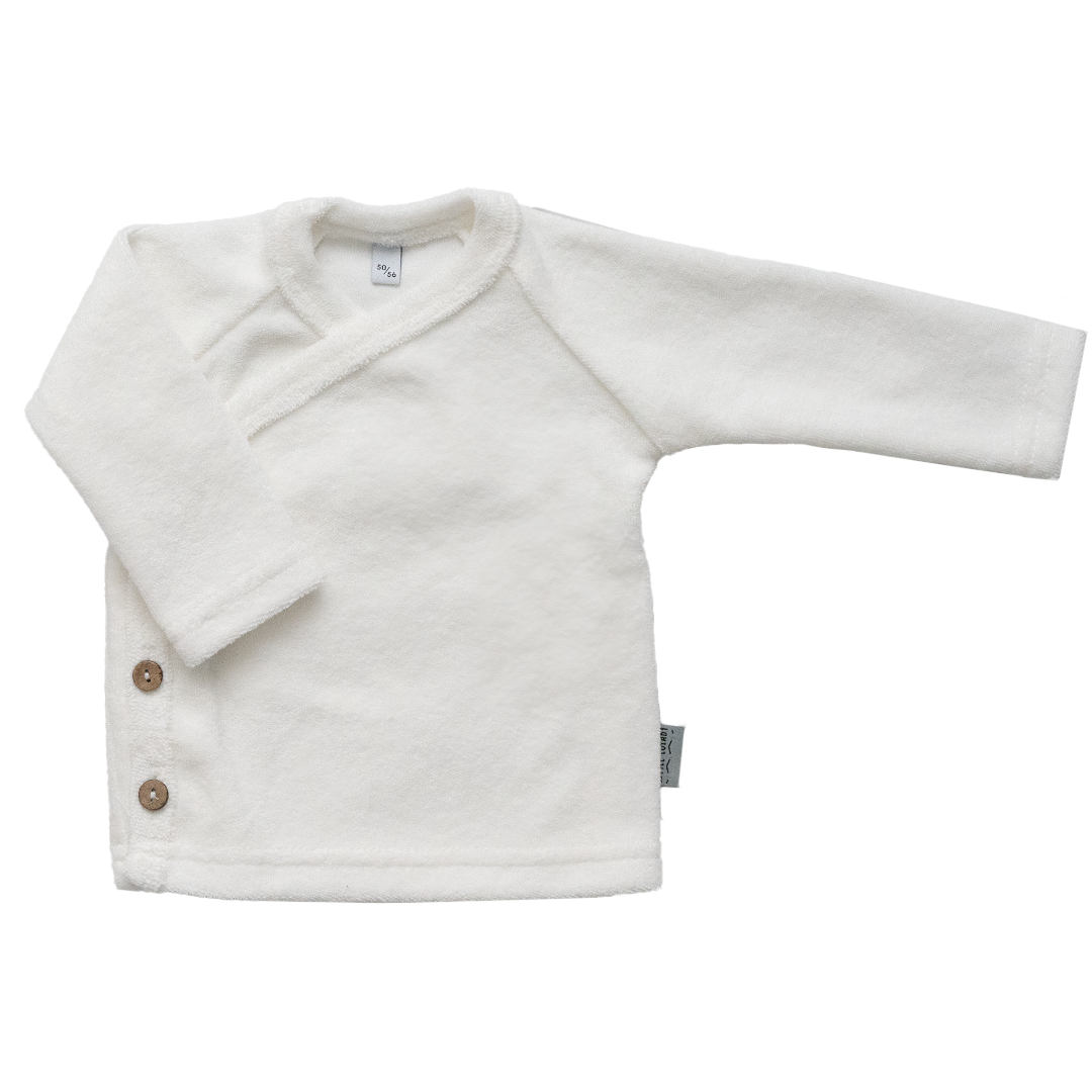 Overslagshirt Badstof - Ecru