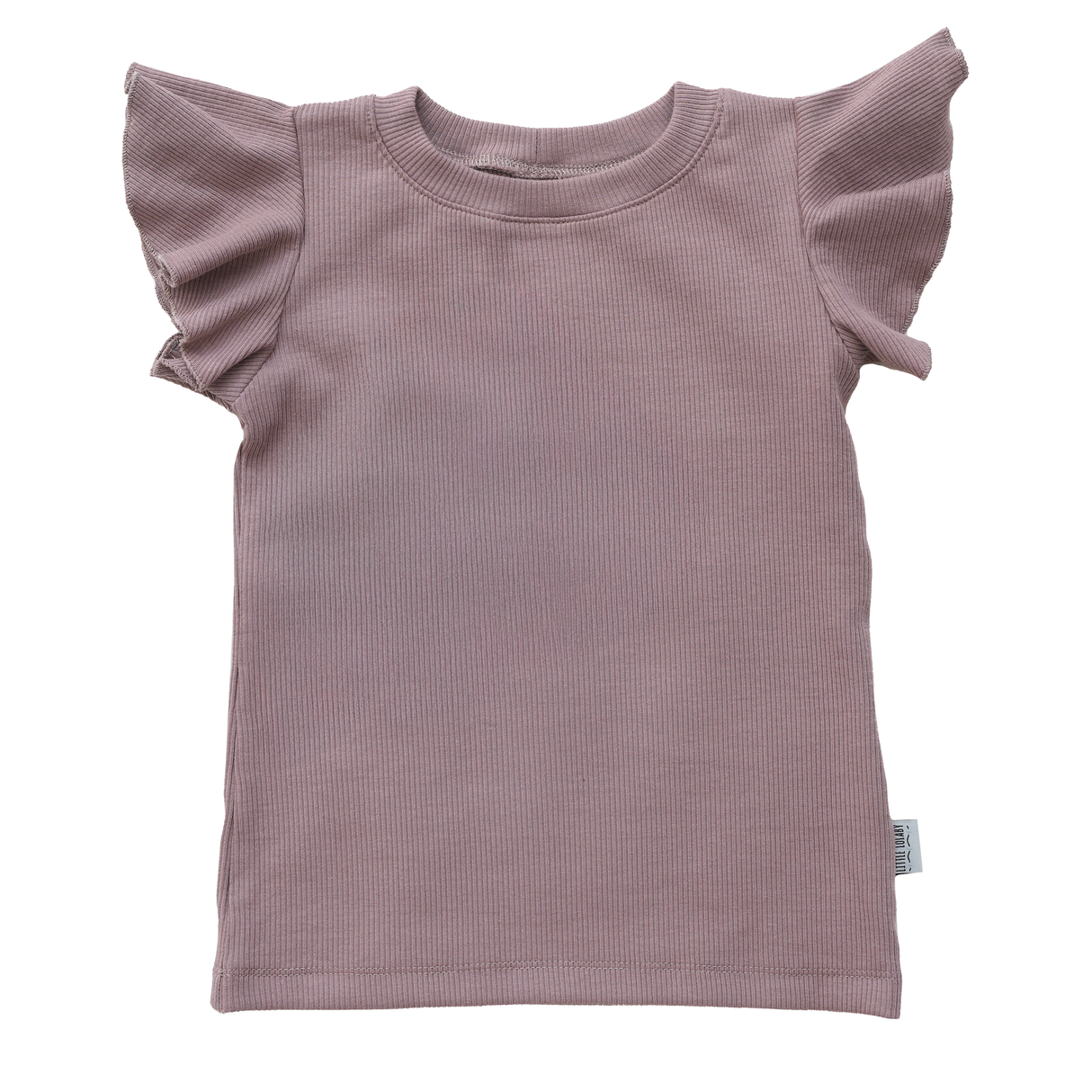 Shirt Ruffle Rib - Old Mauve