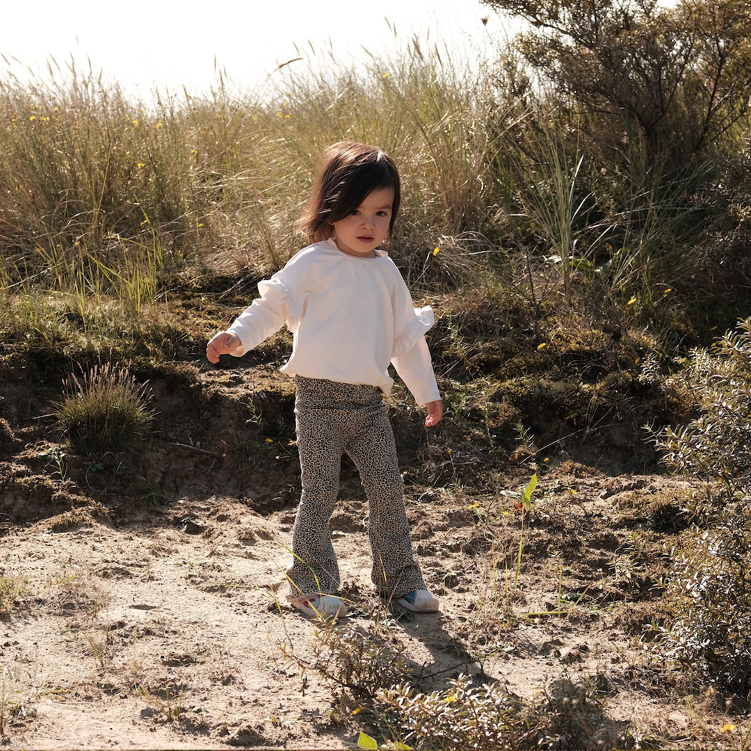 Flared Legging Leopard - Sand