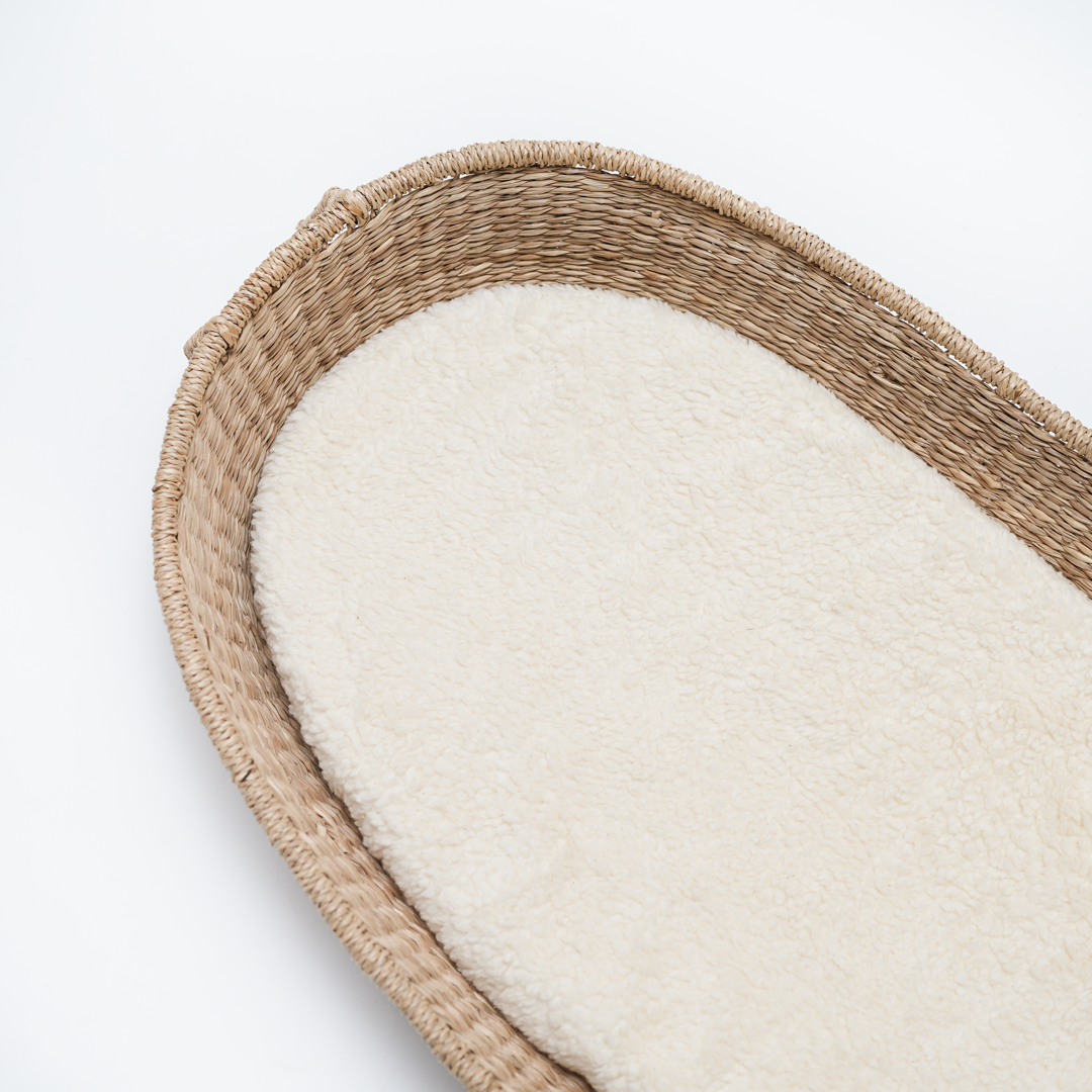 Verschoonmand Hoes - Teddy Ecru