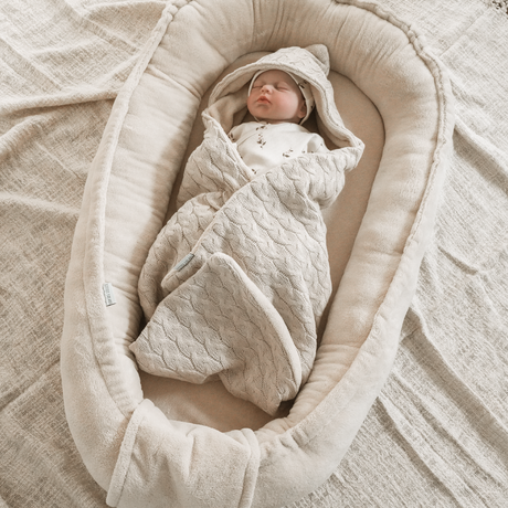 Babynestje - Bamboekatoen Sand