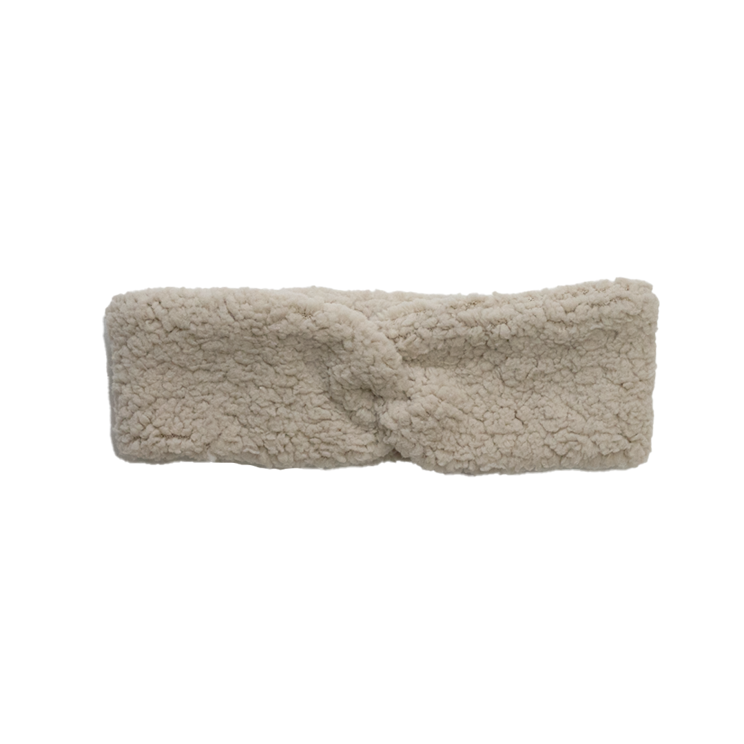 Rib Haarbandeau - Teddy Sand
