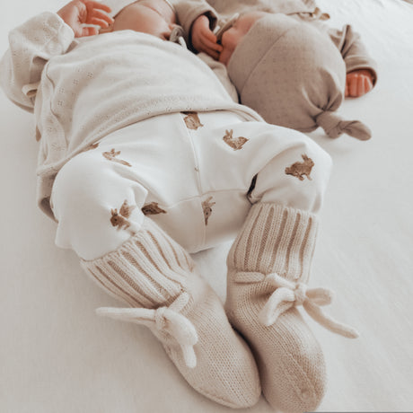Merino Wol Slofjes - Offwhite