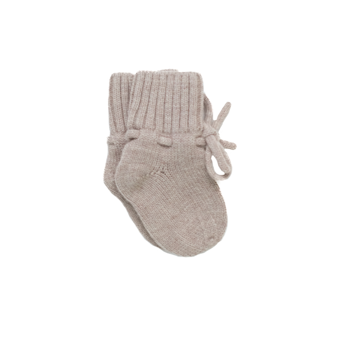 Merino Wol Slofjes - Taupe